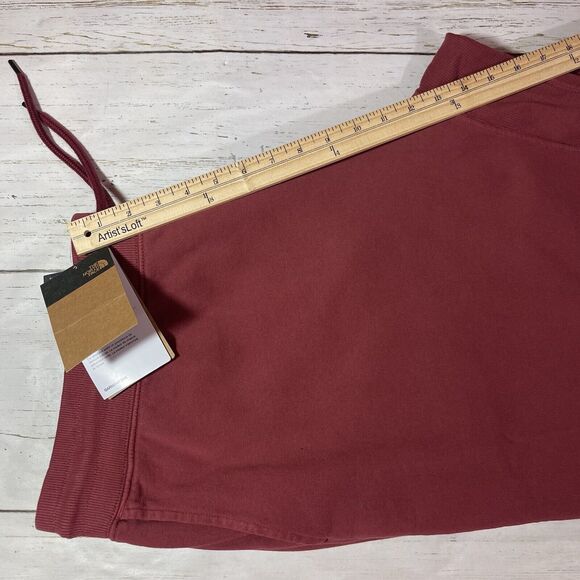 The North Face Men’s Garment Dye 7″ Fleece Shorts XXL Cordovan NWT - Picture 6 of 16